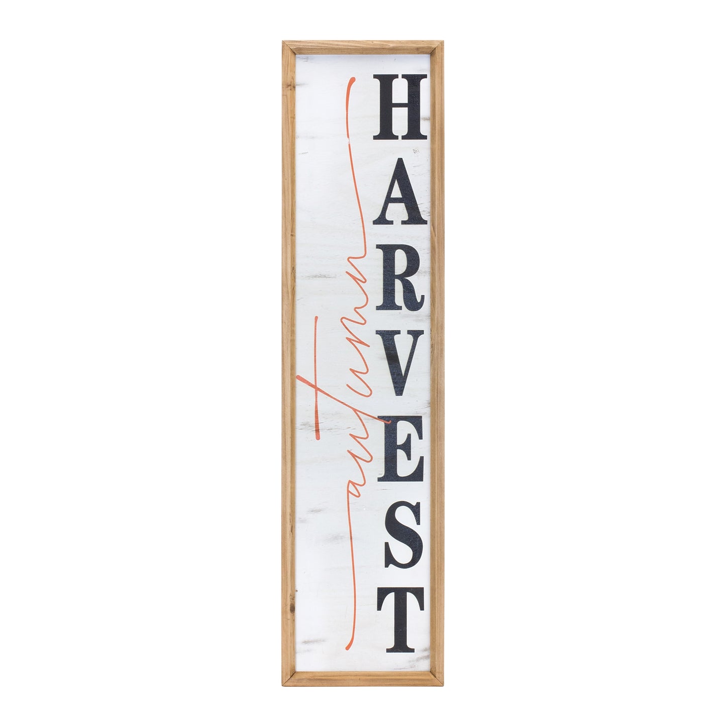 Autumn Harvest Sign 8"L x 32"H Wood